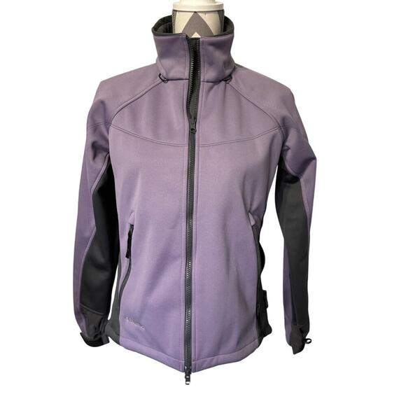 Columbia Ladies Titanium Tech Light Purple Medium Jacket Softshell Waterproof - Picture 1 of 10